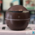 HUMIFICADOR ESFERA MADERA OSCURO - Bitex