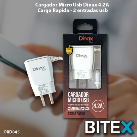 CARGADOR MICRO USB - 4.2A