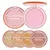 Iluminador Compacto Celestial Shine- Lançamento - Linha Rosa- Ruby Rose