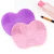 Tapete De Silicone Para Limpeza De Pincéis Maquiagem