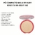 Pó Facial Compacto Melu-Cor C10 - Ruby Rose - comprar online