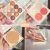 5 em 1 Paleta de Sombras, Blush, Iluminador, Pó Compacto e Espelho- Melana - loja online