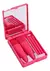 Kit Mini Pinceis de Maquiagem com Espelho Pink na internet