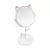 Espelho De Mesa Escrivaninha Redondo C/ Suporte 15CM Gatinho