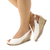 Sandália Cintia em Couro Cor Branco - 850058 - comprar online