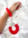 ALGEMA DE METAL COM PELÚCIA - (VERMELHO) - comprar online