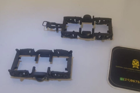 Truque de Acabamento Carro Reboque Trem Metropolitano 30078