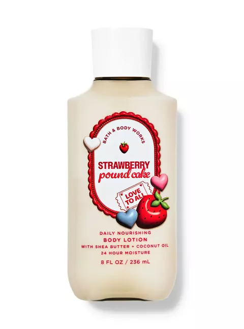 Hidratante Strawberry Pound Cake - Bath & Body Works - comprar online