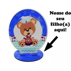 12 Peças Centros Mesa Urso Marinheiro Personalizado Lembranças Festa - comprar online