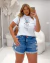 Shorts Bolso Traseiro Bordado - comprar online
