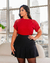 SHORT SAIA COLEGIAL COM PREGAS EM ALFAIATARIA - comprar online
