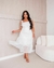 Imagem do VESTIDO MIDI EM TULE DECOTE QUADRADO COM AMARRAÃÃO