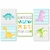Kit 5 Placas Decorativas Dinossauros