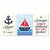 Kit 3 Placas Decorativas Marinheiro Nome Personalizado