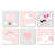Kit 6 Placas Decorativas Chuva de Amor