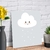 Placa Decorativa Nuvem Cinza - comprar online
