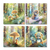 Kit 4 Placas Decorativas Bosque Encantado Bichinhos