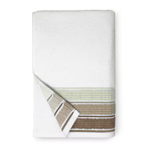 Toalla Sud Blanco Beige - Cannon