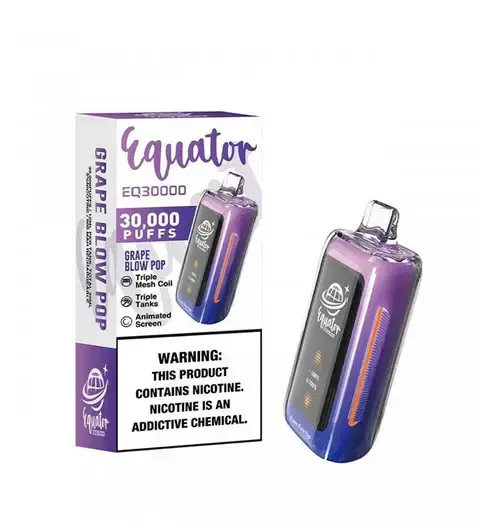 Vaper Equator Eq30.000puff - Grape Blow Pop - comprar en línea