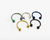 Piercing Herradura Básico Anodizado - Acero Quirúrgico - comprar online