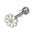 Piercing De Lengua Diseño Flor - comprar online