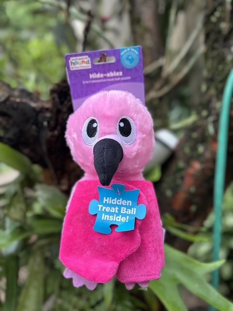Flamingo de Pelúcia Recheável Nina Ottossom Outward Hound Hide Ablez