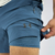 Short Deportivo con Calza Underarmour Petróleo - Importados basics