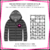 Campera Deportiva TNF Negra con Piel - Importados basics