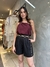 Blusa Feminina Um Ombro Só com Detalhe Fivela