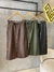 Saia Feminina Midi Courino com Cinto
