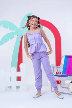 Conj. Marilia lilas - loja online