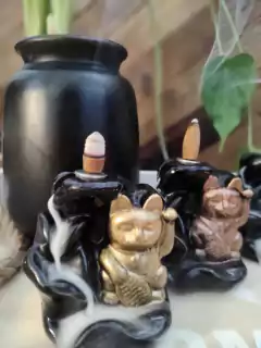 Cascada de Humo Gato de la Fortuna OFERTA OUTLET