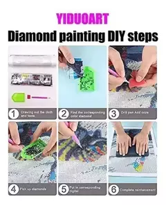 DIAMOND PAINTING CAMPO DE LAVANDAS 20X30 - tienda online