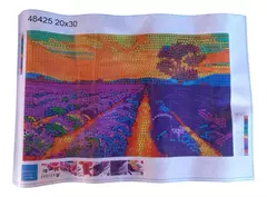 DIAMOND PAINTING CAMPO DE LAVANDAS 20X30 - Yatras