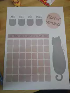 PLANIFICADOR DE SEMANA A4 - comprar online