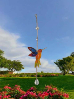 Colgante ATRAPASOL COLIBRI ARCOIRIS - comprar online