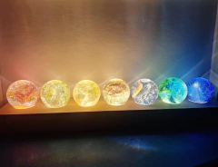 Lampara 7 CHKRAS ESFERAS - comprar online