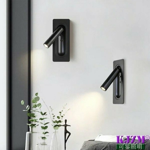 Aplique Luz Led Aluminio Lectura 360 Moderno 220v Deco