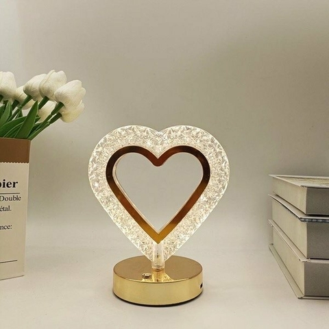 Lámpara De Mesa Modelos Cristal Táctil Led Recargable Usb - comprar online