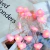 Guirnalda Led Corazón Rosa De Raso 20luces A Pilas Deco - comprar online