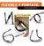 Luz Led Flexible De Cuello Lectura Recargable 3 Tonos Luces Negro/gris