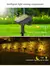 Estaca/reflector Luz Solar 24led Cálida Exterior 5w 2 Nivel Negro - comprar online
