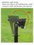 Estaca/reflector Luz Solar 24led Cálida Exterior 5w 2 Nivel Negro
