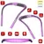 Luz Led Flexible De Cuello Lectura Recargable 3 Tonos Luces Negro/gris - BETTER LUVA