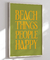 Quadro Beach Things - Caos Sereno