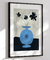 Quadro Vaso Azul (Com margem Branca) - comprar online