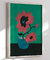 Quadro Vaso Floral Vermelho - loja online