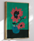 Quadro Vaso Floral Vermelho