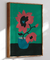 Quadro Vaso Floral Vermelho na internet