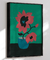 Quadro Vaso Floral Vermelho - loja online